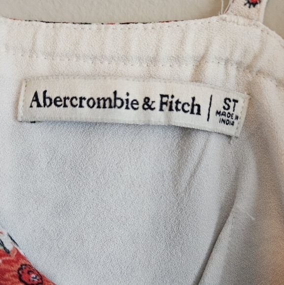 Abercrombie & Fitch Floral Spaghetti Strap Dress, Size ST, Multicolor - Picture 3 of 4